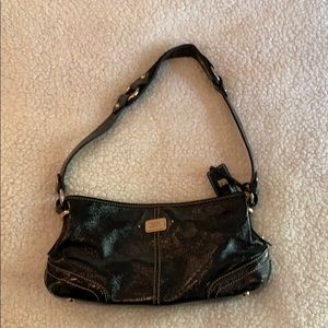 Black Crinkle Leather The Sak Purse